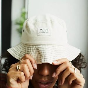 Urban Outfitters Ivory Bucket Hat - Never worn